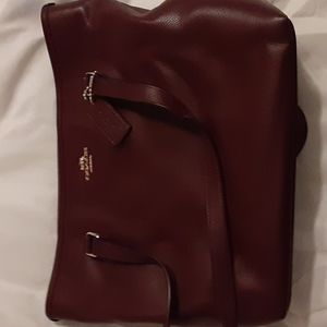 Coach Handbag (Burgundy). Great condition.